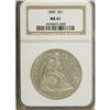 Image 3 : 1845 $1 MS61 NGC