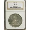 Image 3 : 1852 $1 MS62 NGC