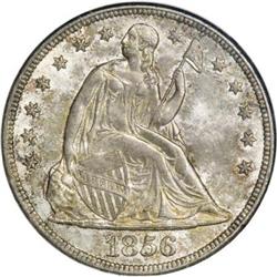1856 $1 MS62 NGC