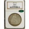 Image 3 : 1862 $1 MS63 NGC CAC