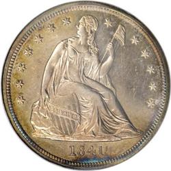 1841 $1 PR63 NGC
