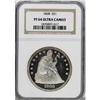 Image 3 : 1868 $1 PR64 Ultra Cameo NGC