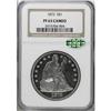 Image 3 : 1872 $1 PR63 Cameo NGC CAC