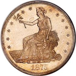 1875-CC T$1 MS63 NGC