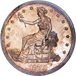 1877-S T$1 MS65 NGC