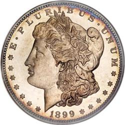 1899 $1 PR66 NGC. CAC