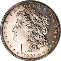 1901 $1 PR65 Cameo NGC