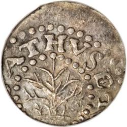 1662 2PENCE Oak Tree Twopence AU58 NGC