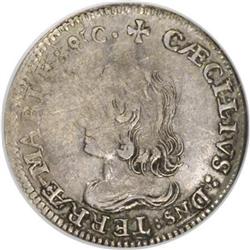 (1659) 6PENCE Lord Baltimore Sixpence XF45 NGC