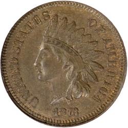 1873 1C Doubled Liberty MS64 Brown NGC