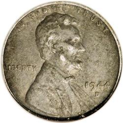 1944-D Steel 1C AU Details, Net VF30