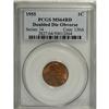 Image 3 : 1955 1C Doubled Die Obverse MS64 Red PCGS