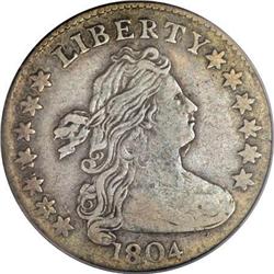 1804 10C 13 Stars on Reverse Fine 15 PCGS