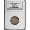 Image 3 : 1853 25C No Arrows MS66 NGC