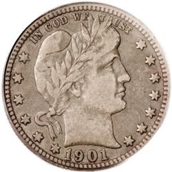 1901-S 25C VF25 PCGS