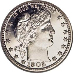 1902 25C PR68 Cameo NGC