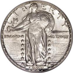 1927-S 25C AU58 Full Head NGC