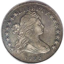 1795 $1 Draped Bust, Off Center XF45 PCGS
