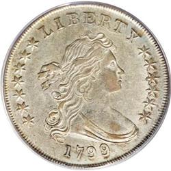 1799/8 $1 13 Stars Reverse AU55 PCGS