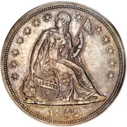 1852 $1 AU50 PCGS