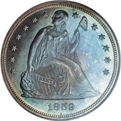 1859 $1 PR66 PCGS