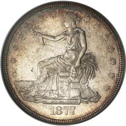 1877 T$1 MS65 NGC