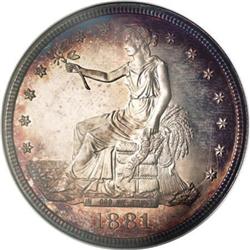 1881 T$1 PR66 Cameo NGC