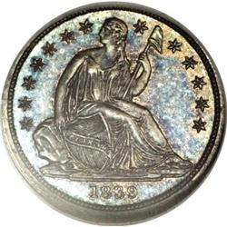1839 10C No Drapery PR66 NGC