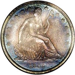 1842 50C PR66 NGC