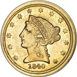 1840-C $2 1/2 MS61 NGC