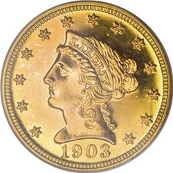 1903 $2 1/2 PR66 PCGS