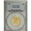 Image 3 : 1795 $5 Small Eagle MS61 PCGS