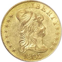 1802/1 $5 AU55 PCGS