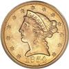 Image 1 : 1854 $5 MS64 PCGS