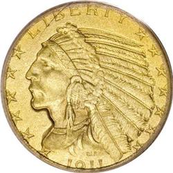 1911 $5 PR65 PCGS