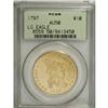 Image 3 : 1797 $10 Large Eagle AU50 PCGS