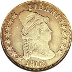 1803 $10 Small Stars Reverse XF40 ANACS
