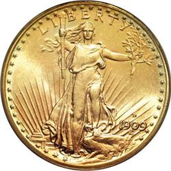 1909-D $20 MS66 PCGS