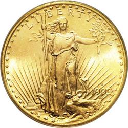 1909-S $20 MS66 PCGS