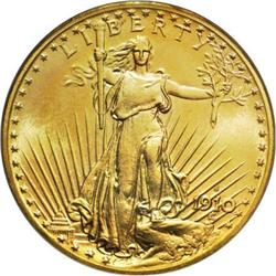 1910-S $20 MS66 PCGS