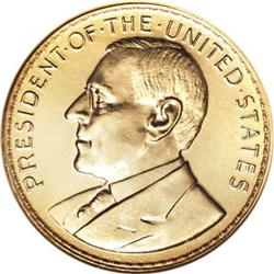 Gold 1920 Wilson Dollar HK-1031 MS62 NGC