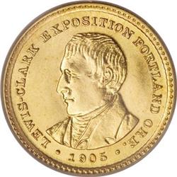 1905 G$1 Lewis and Clark MS65 PCGS