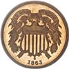 Image 1 : 1863 2C Two Cents, Judd-316, Pollock-381, R.6,