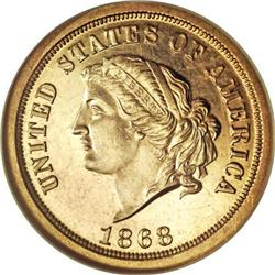 1868 $5 Dual Denomination $5-25 Francs,