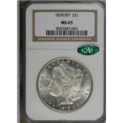 1878 8TF $1 MS65 NGC