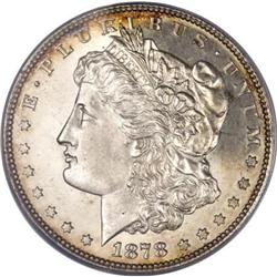 1878 8TF $1 MS62 Deep Mirror Prooflike ANACS
