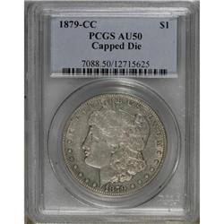 1879-CC $1 Capped Die AU50 PCGS