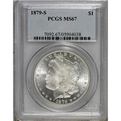 1879-S $1 MS67 PCGS