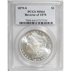 1879-S $1 Reverse of 1878 MS64 PCGS