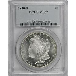 1880-S $1 MS67 PCGS